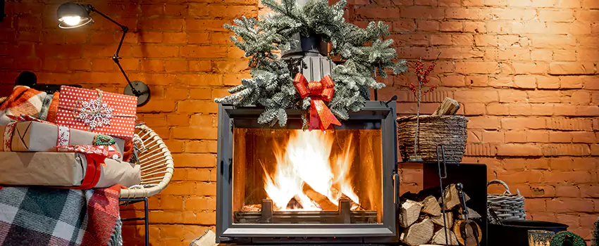 Travis Industries Linear Gas Fireplace Installation in Woodlawn, Maryland