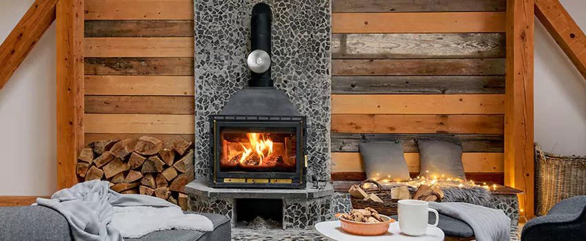 Thelin Hearth Products Direct Vent Gas Stove Fireplace Inspection in Woodlawn, Maryland